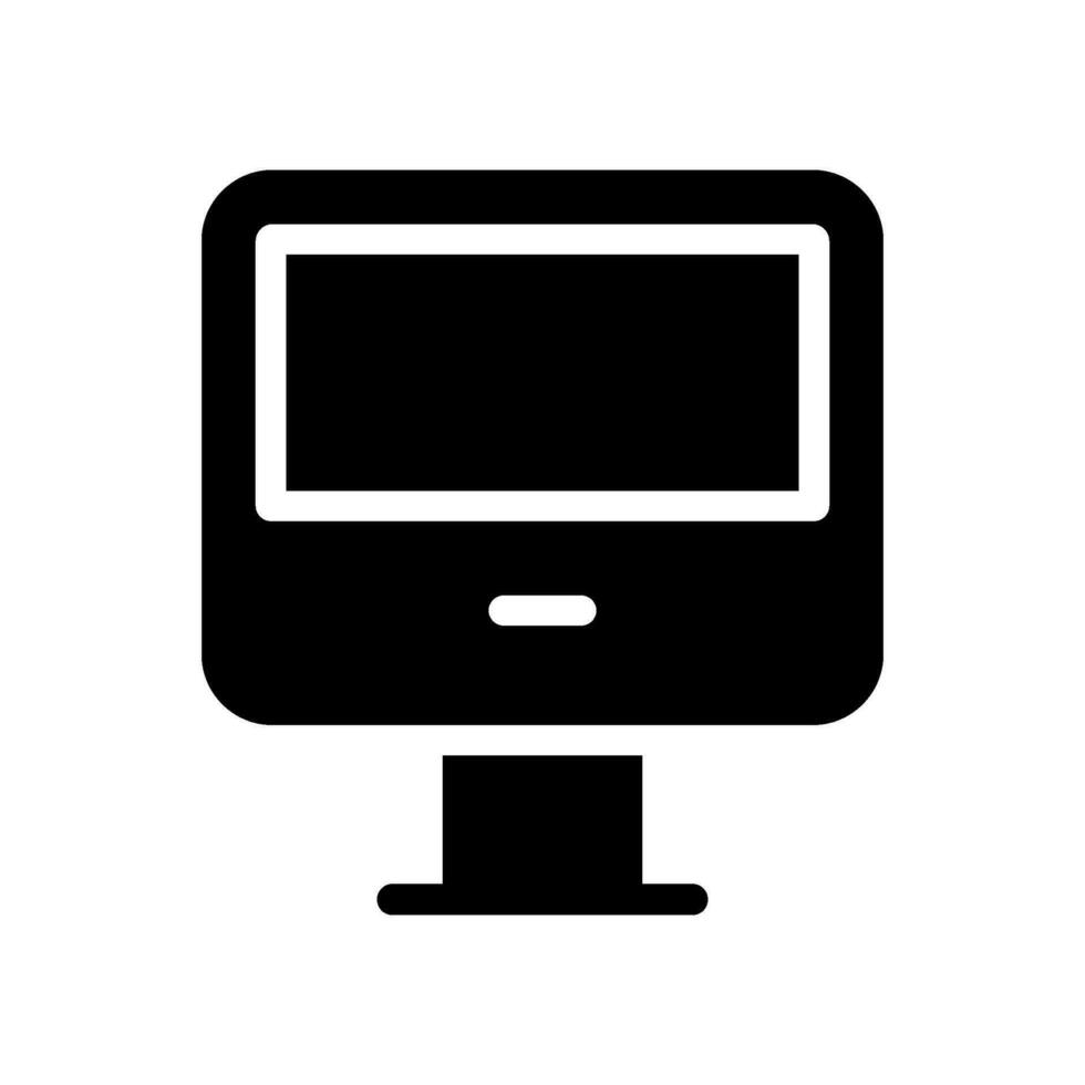 lcd icona vettore simbolo design illustrazione
