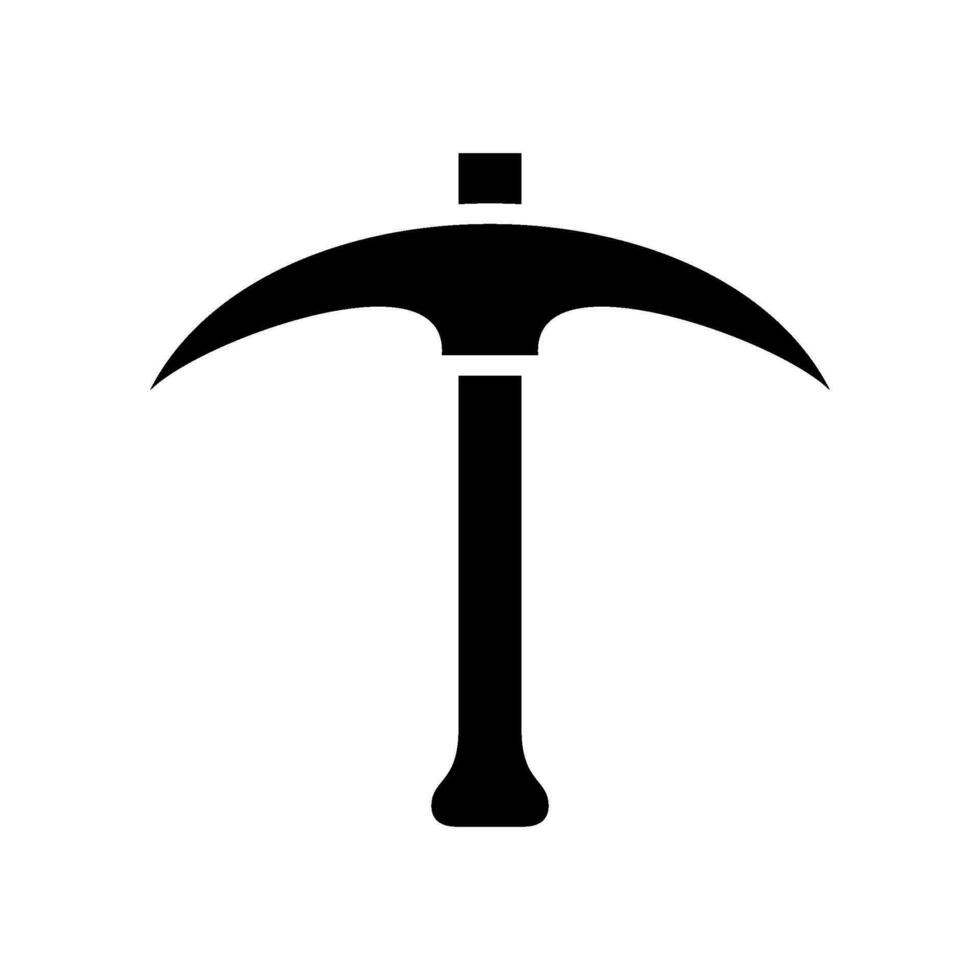 piccone icona vettore simbolo design illustrazione