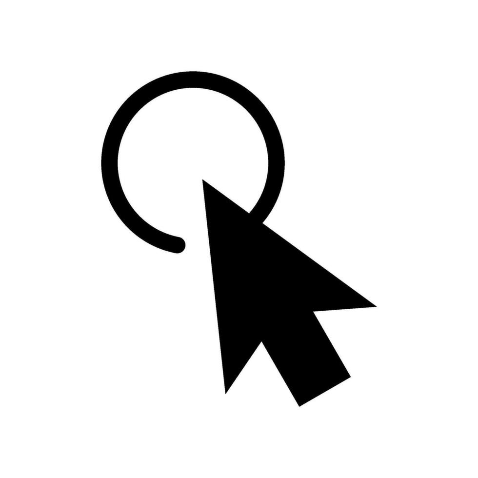 pointer icona vettore simbolo design illustrazione