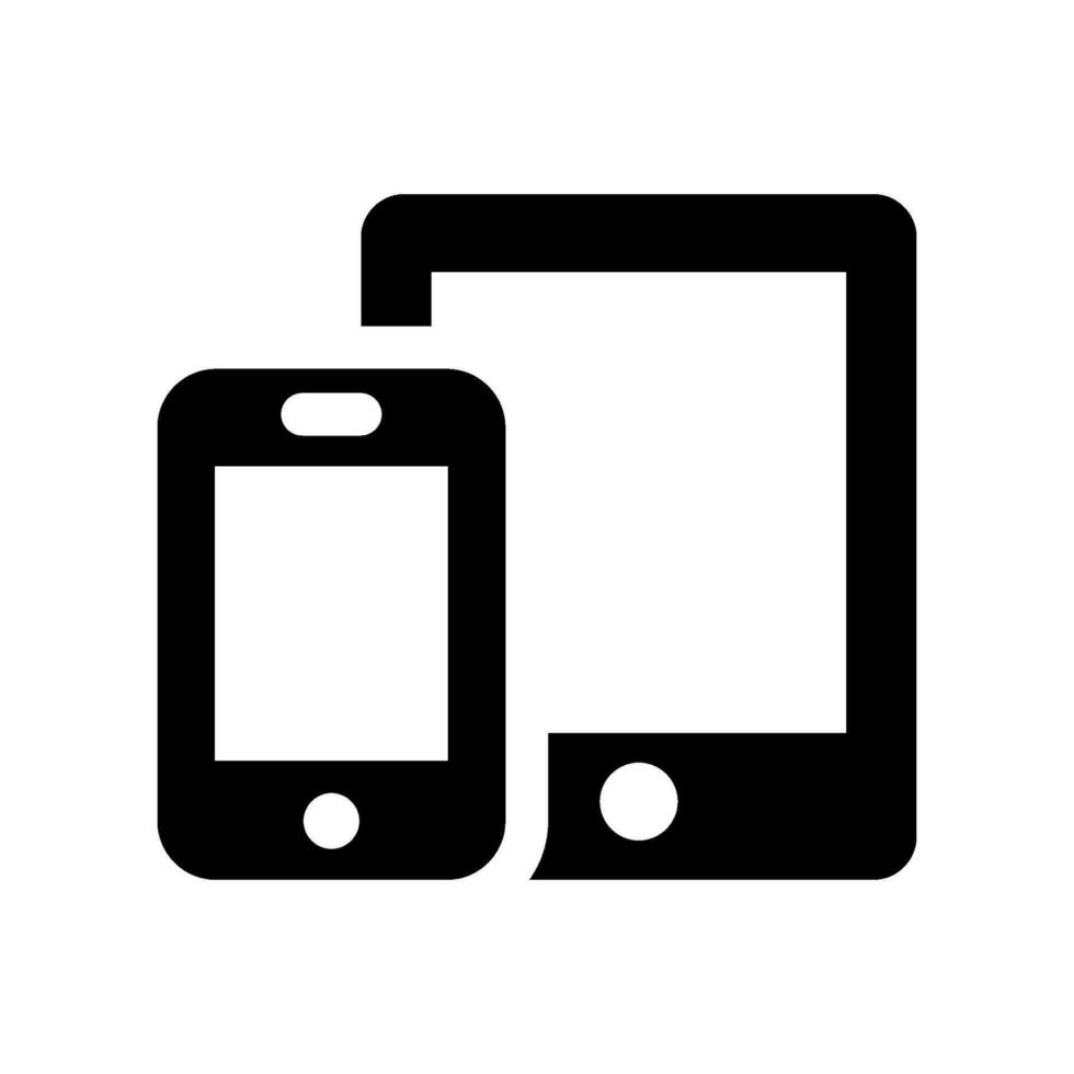 dispositivi icona vettore simbolo design illustrazione