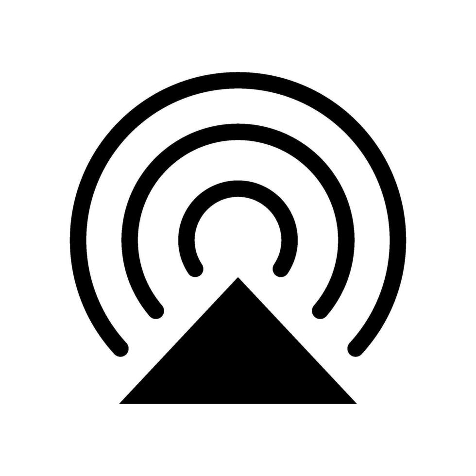 trasmissione icona vettore simbolo design illustrazione