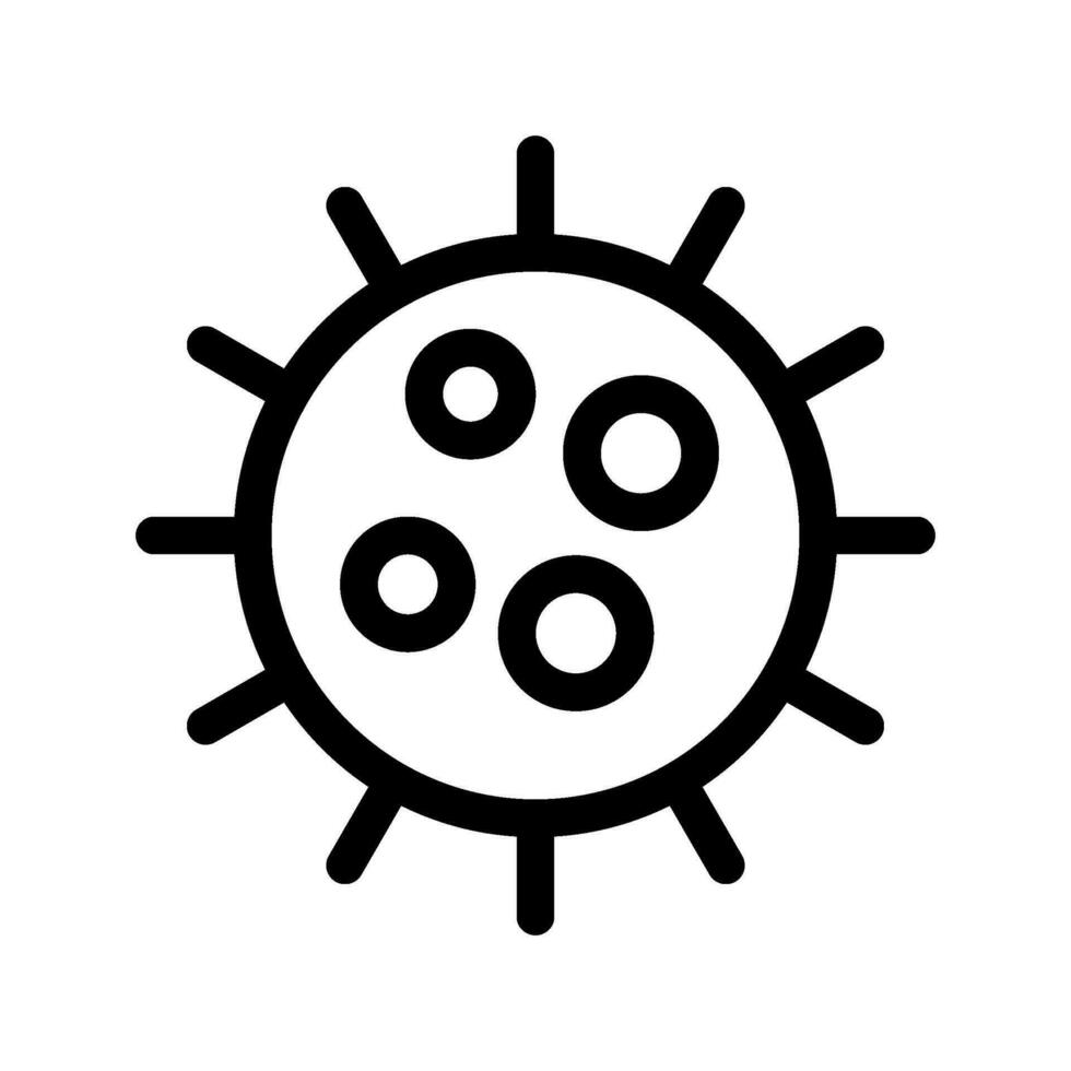 virus icona vettore simbolo design illustrazione