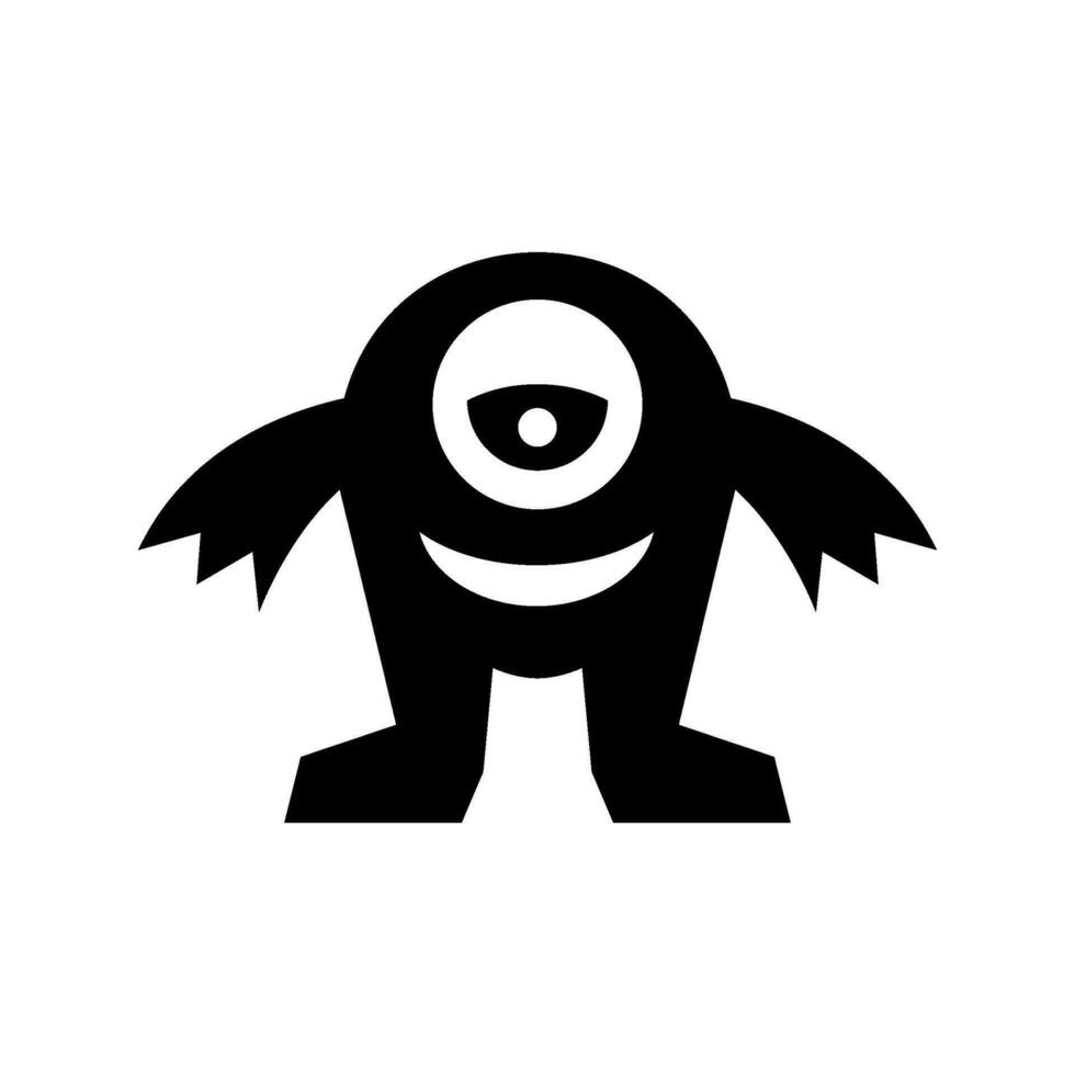 lumaca posta mostro icona vettore simbolo design illustrazione