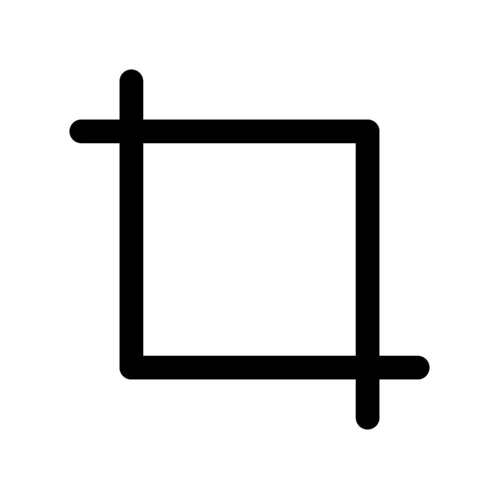 Ritaglia icona vettore simbolo design illustrazione
