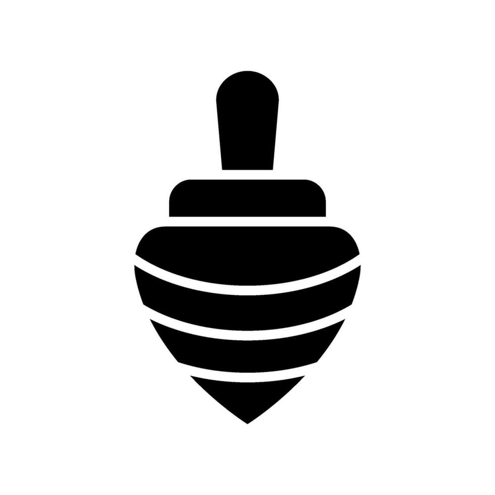 Filatura superiore icona vettore simbolo design illustrazione