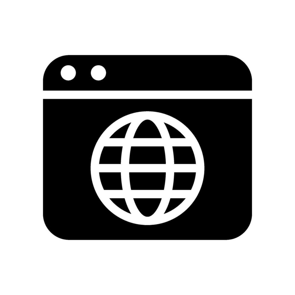 sito web icona vettore simbolo design illustrazione