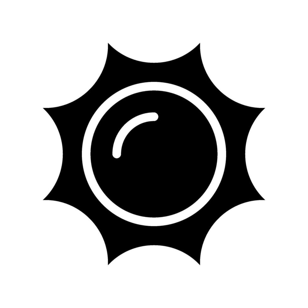 sole icona vettore simbolo design illustrazione