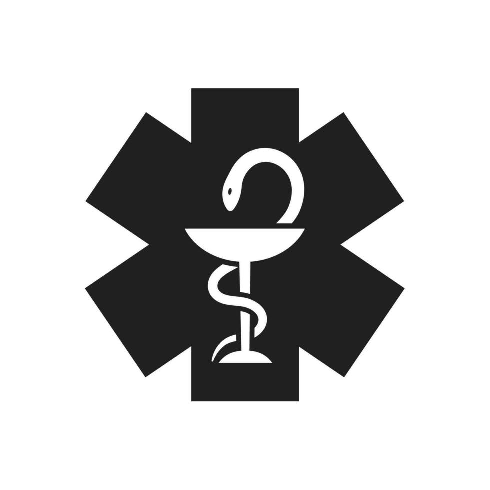 farmacia simbolo vettore design illustrazione