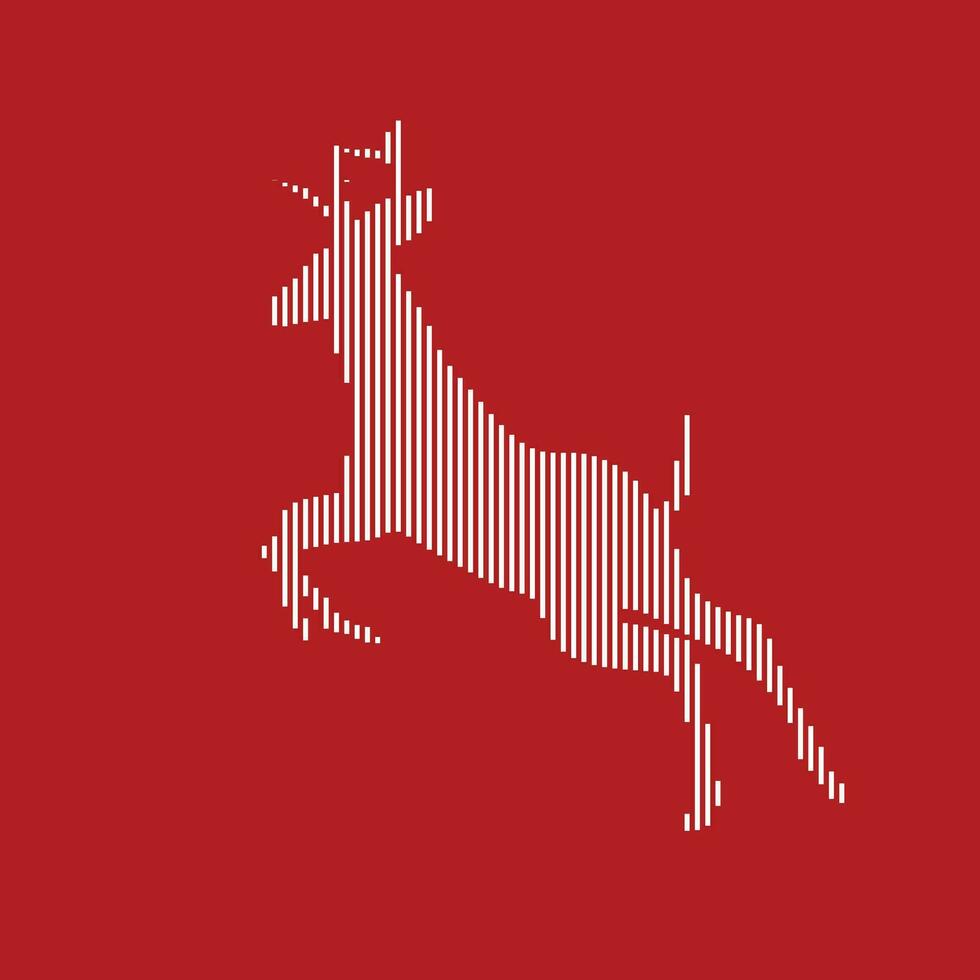cervo logo vettore modello per il tuo design
