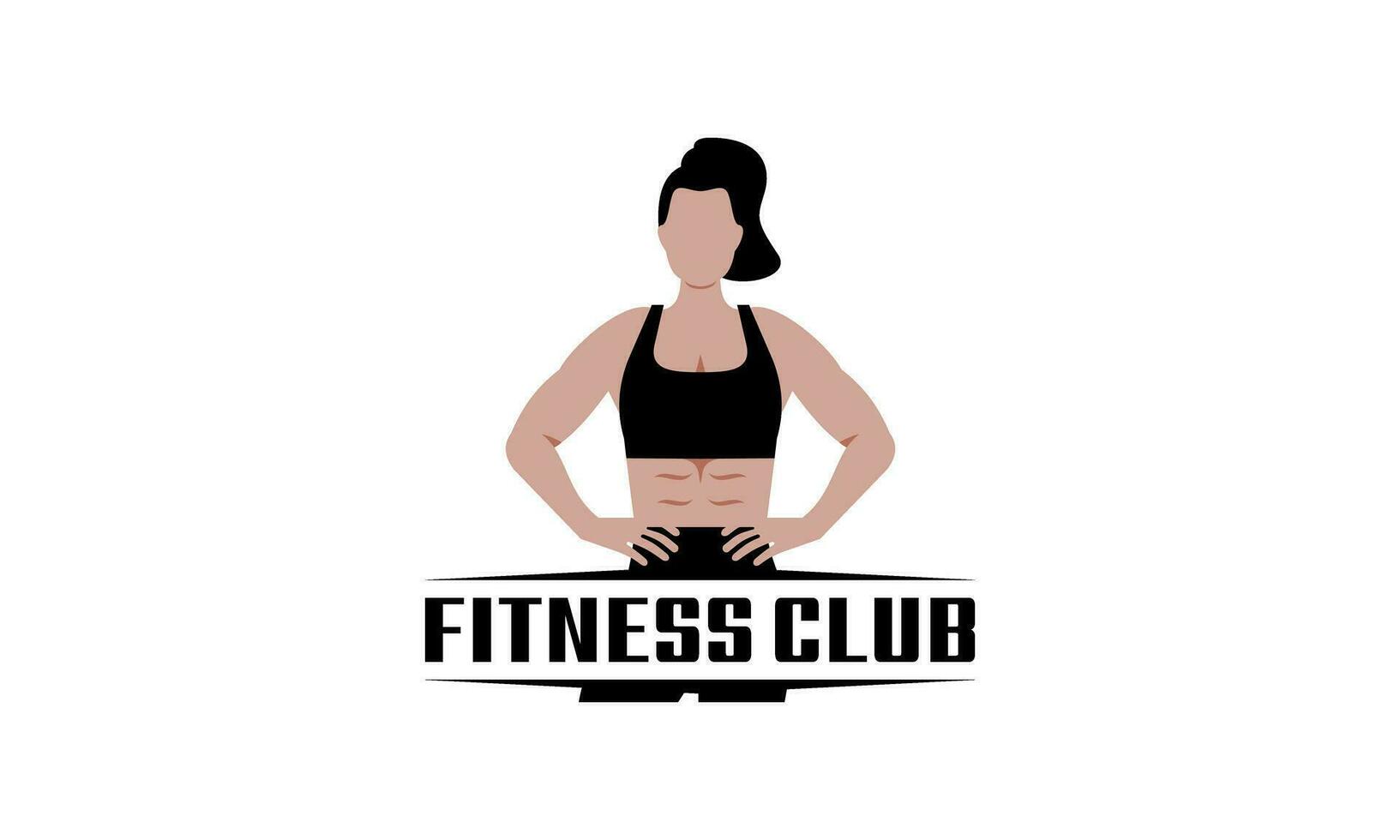 fitness logo design modello design per Palestra vettore