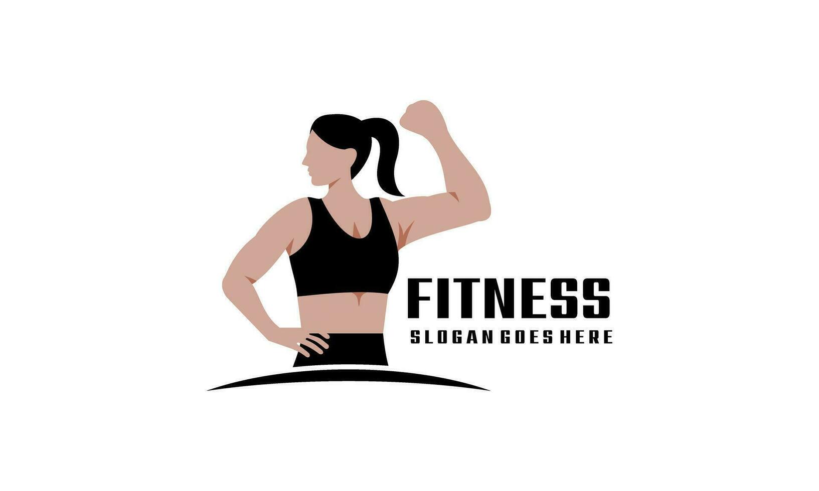 fitness logo design modello design per Palestra vettore