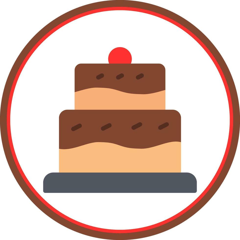 compleanno torta vettore icona design