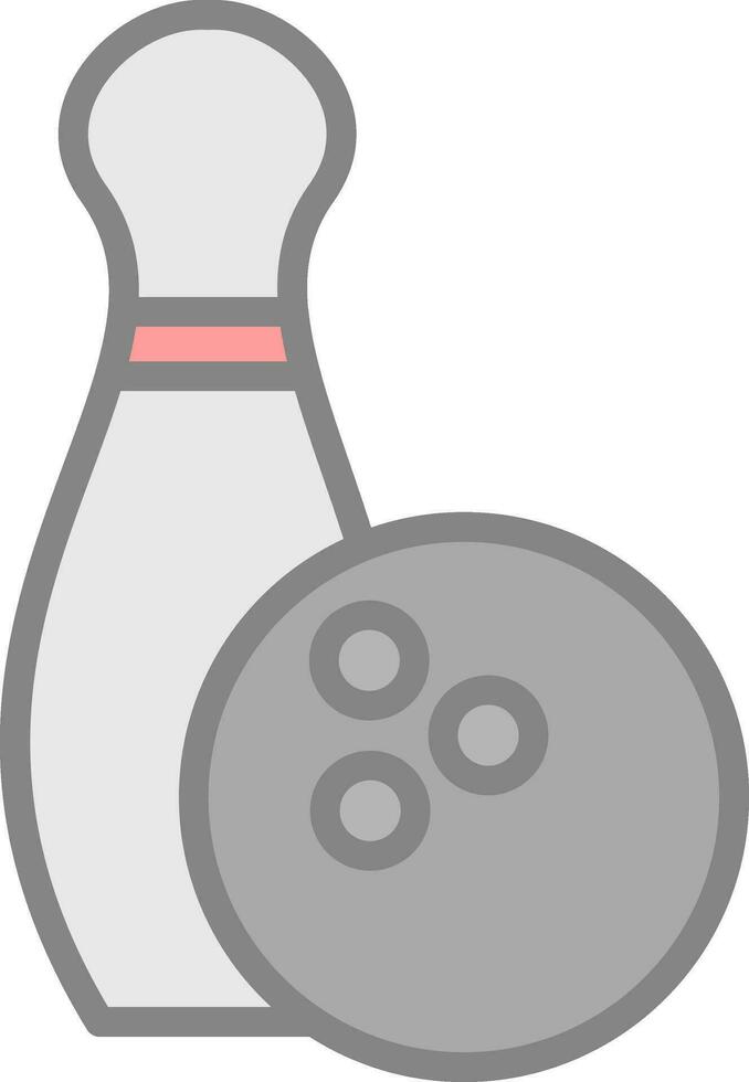 bowling vettore icona design