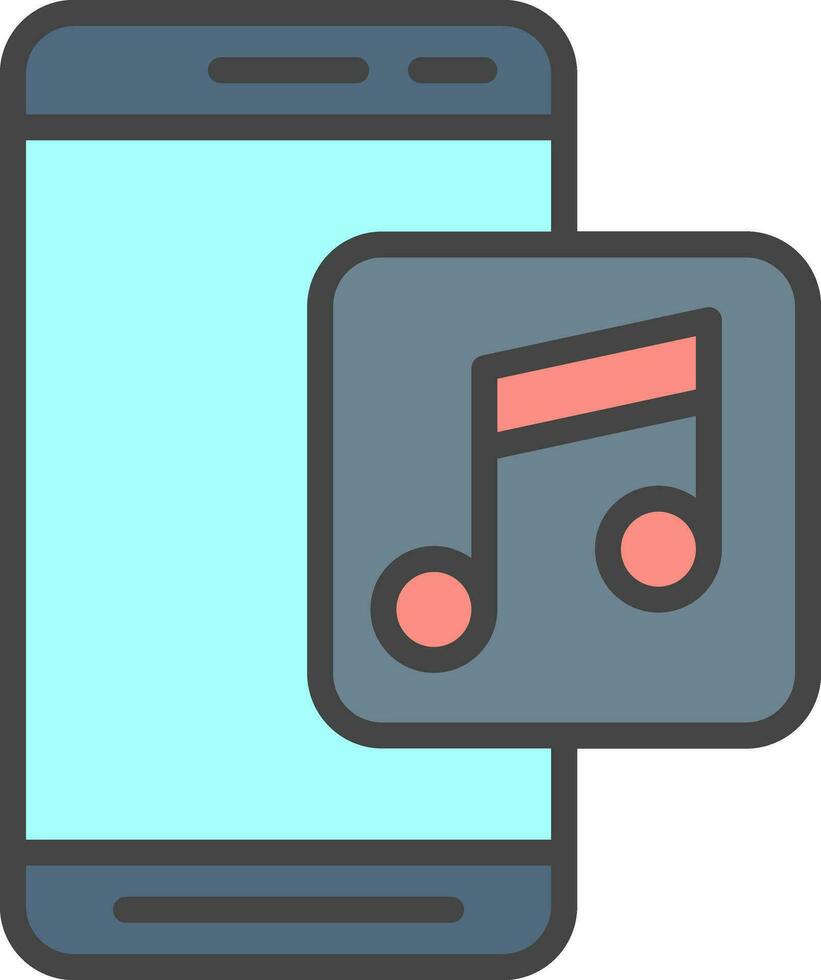 musica App vettore icona design