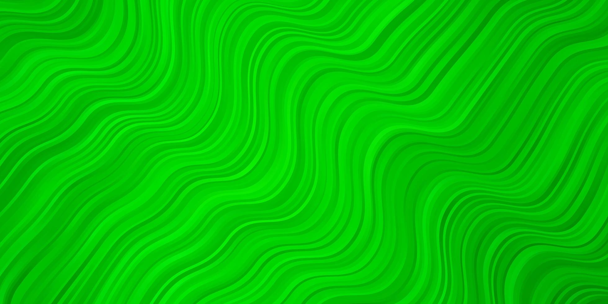 trama vettoriale verde chiaro con linee ironiche illustrazione colorata nuova di zecca con motivo a linee piegate per pagine di destinazione di siti Web