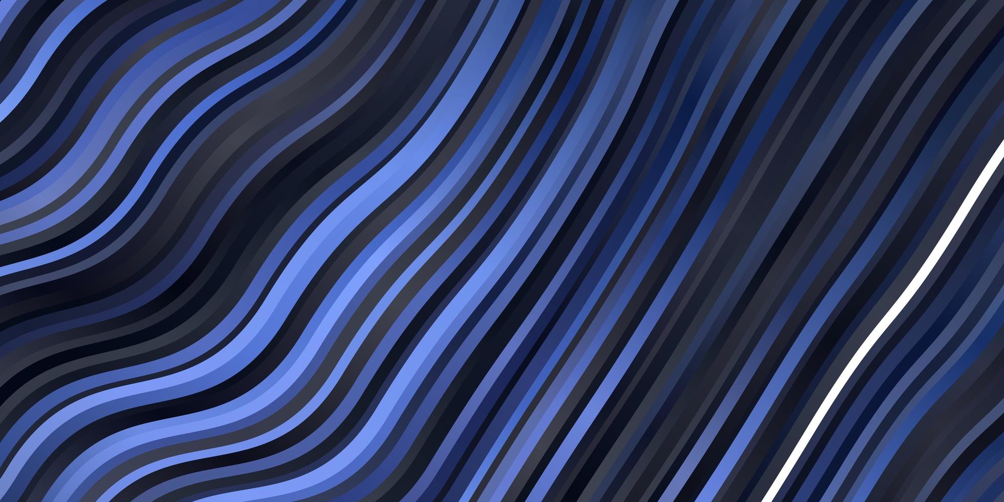 sfondo vettoriale viola scuro con linee piegate campione geometrico colorato con motivo a curve sfumate per opuscoli aziendali opuscoli