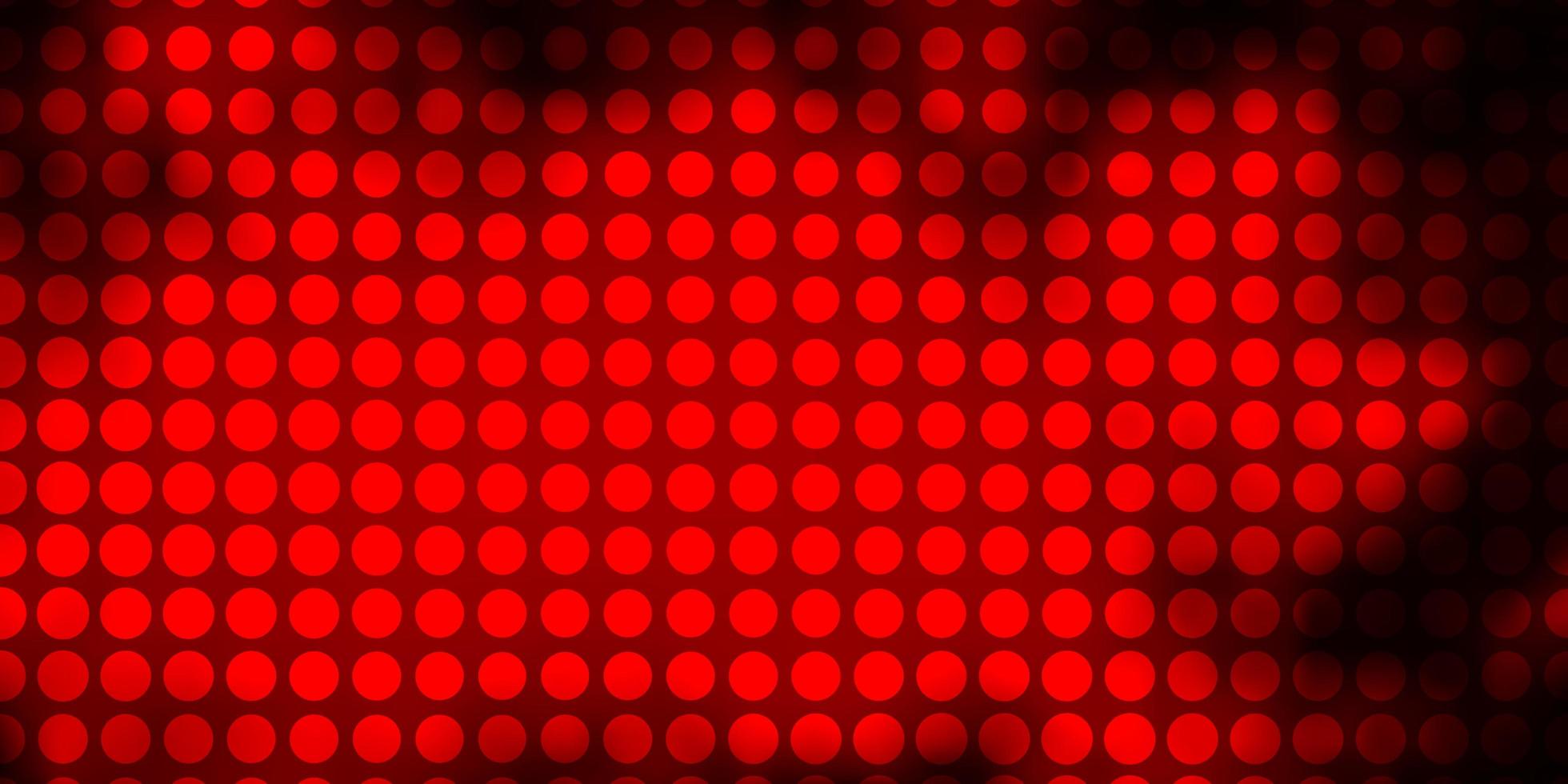 sfondo vettoriale rosso scuro con cerchi illustrazione astratta con macchie colorate in stile natura design per poster banner