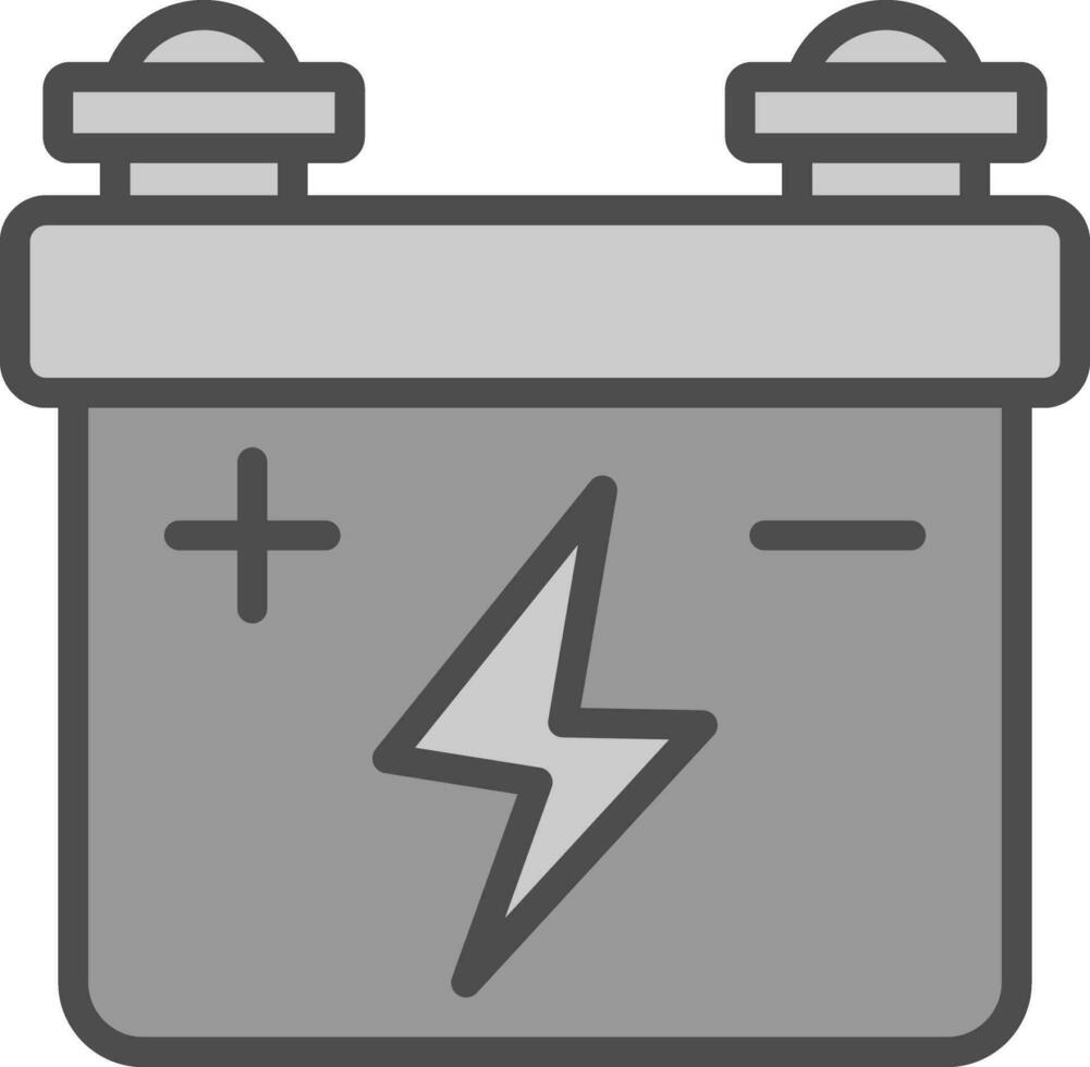 batteria vettore icona design