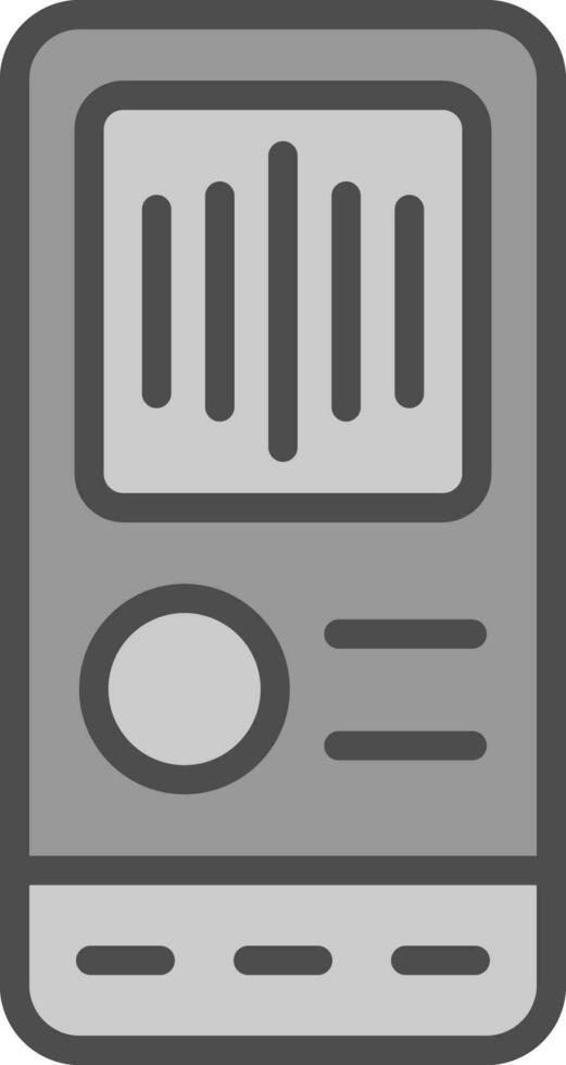 voce registratore vettore icona design