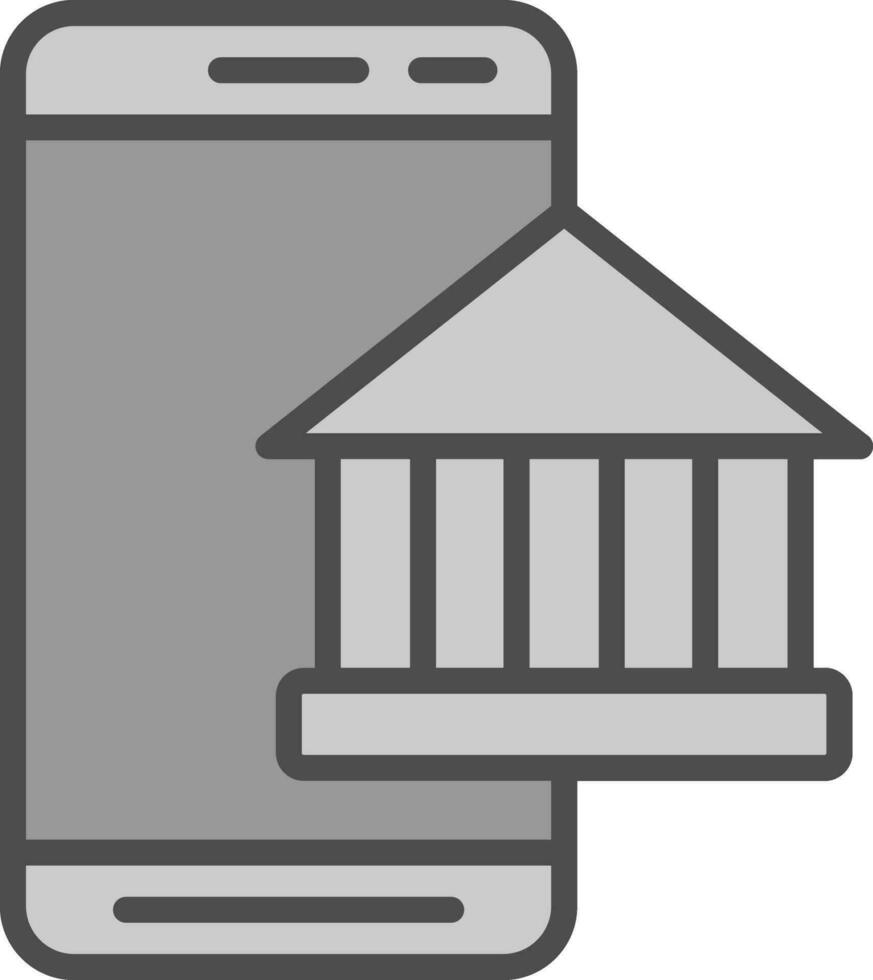 mobile bancario vettore icona design