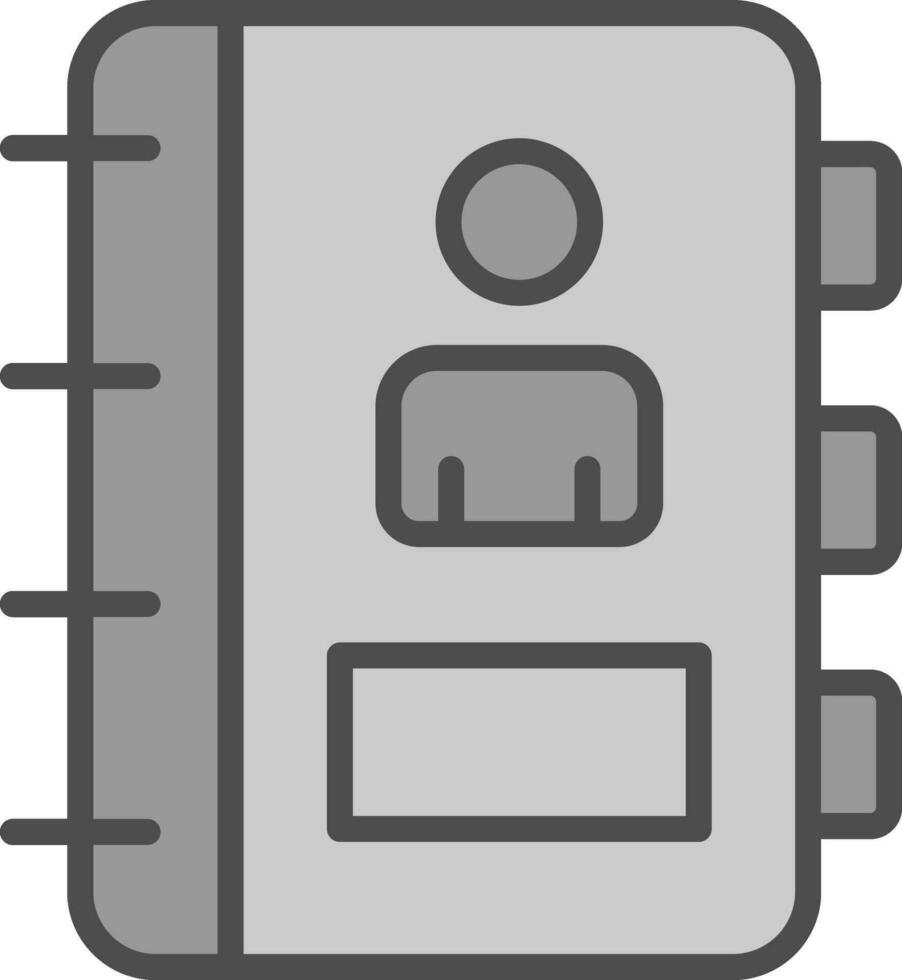 rubrica telefonica vettore icona design
