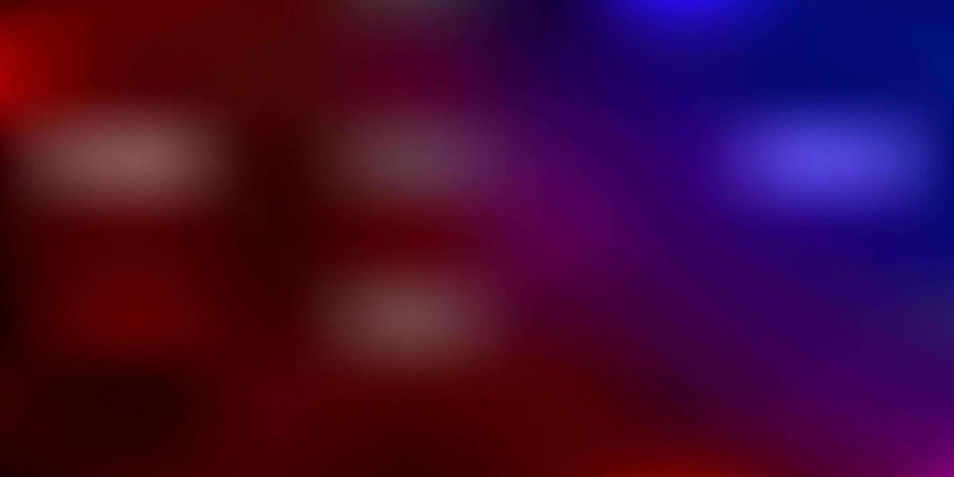 trama di sfocatura vettoriale rosso azzurro chiaro