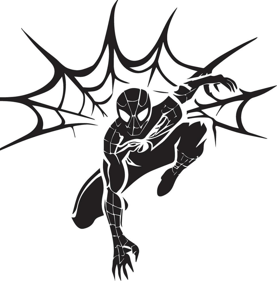 ragno uomo vettore tatuaggio design illustrazione