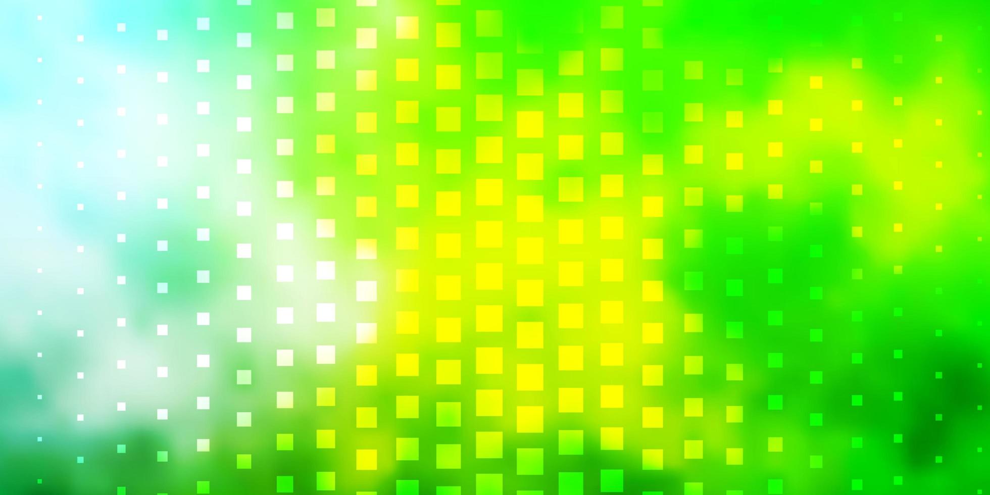 modello vettoriale giallo verde chiaro in rettangoli illustrazione colorata con motivo a rettangoli e quadrati sfumati per opuscoli aziendali opuscoli