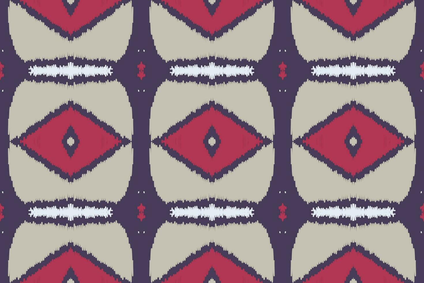 motivo ikat floreale paisley ricamo sfondo. ikat banda geometrico etnico orientale modello tradizionale.azteco stile astratto vettore design per trama, tessuto, abbigliamento, avvolgimento, pareo.