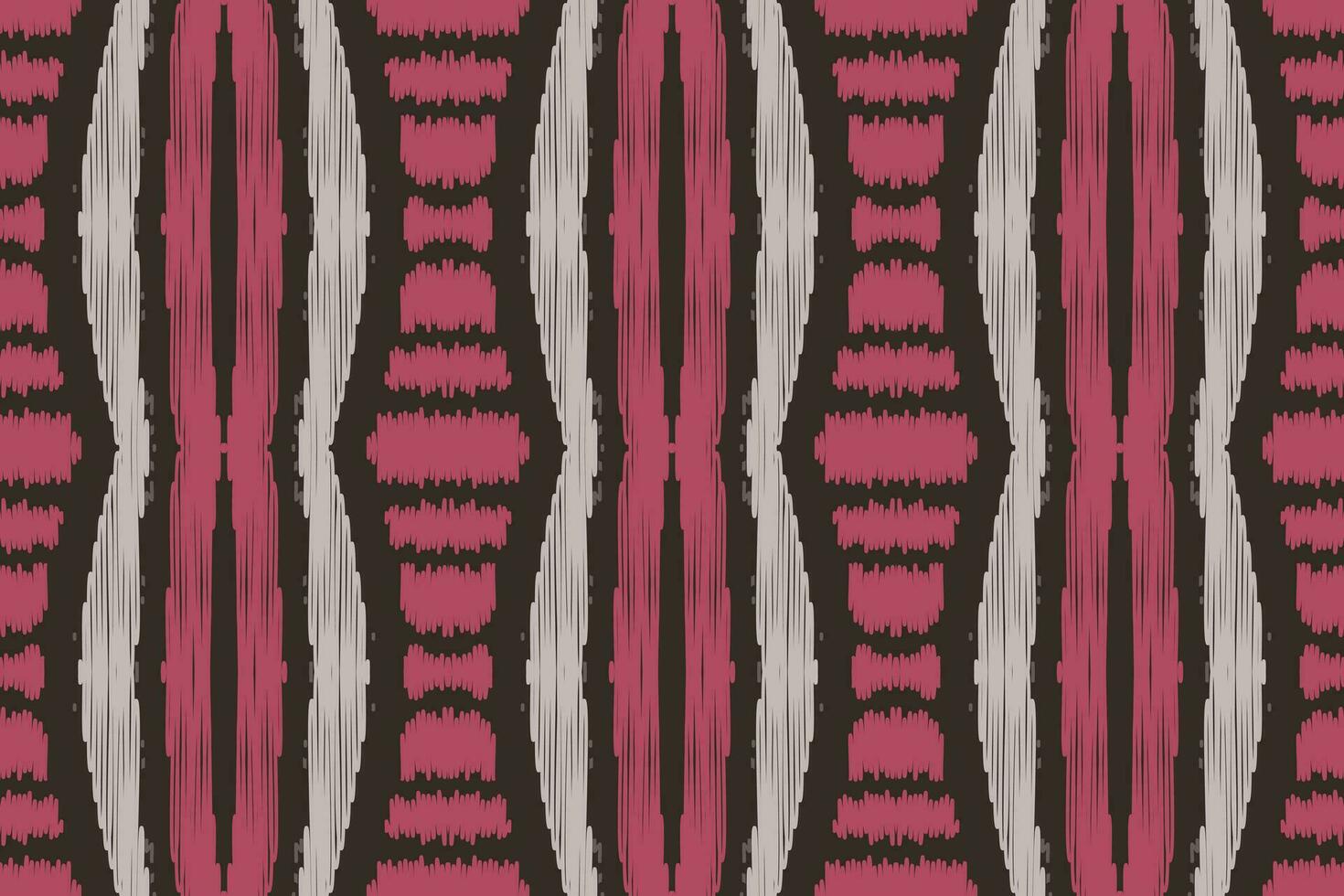 ikat senza soluzione di continuità modello ricamo sfondo. ikat senza soluzione di continuità geometrico etnico orientale modello tradizionale. ikat azteco stile astratto design per Stampa trama, tessuto, sari, sari, tappeto. vettore