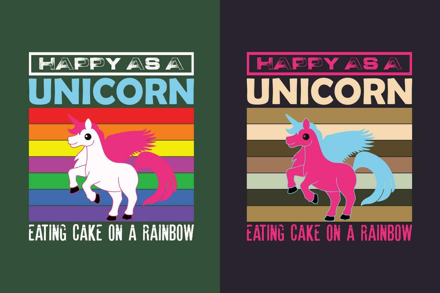 contento come un' unicorno mangiare torta su un' arcobaleno, unicorno squadra, animale amante camicia, mio spirito animale, unicorno maglietta, bambini maglietta, arcobaleno camicia, regalo per unicorno amante vettore