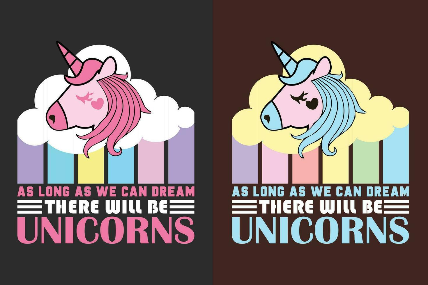 come lungo come noi può sognare Là volontà essere unicorni, unicorno squadra, animale amante camicia, mio spirito animale, unicorno maglietta, bambini maglietta, arcobaleno camicia, regalo per unicorno amante vettore