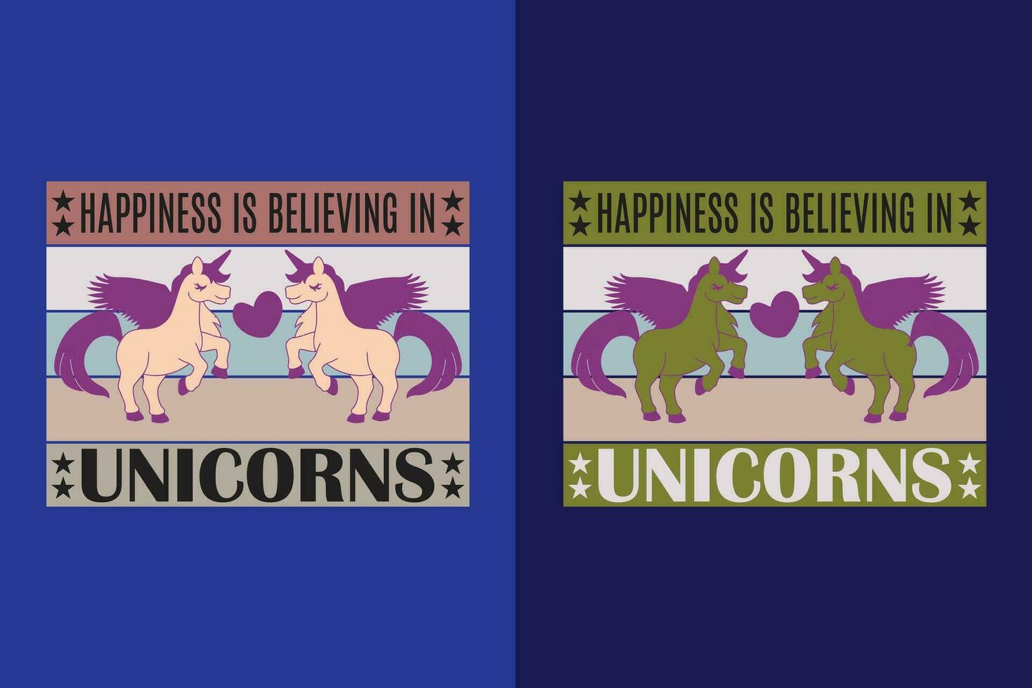 felicità è credere nel unicorni, unicorno squadra, animale amante camicia, mio spirito animale, unicorno maglietta, bambini maglietta, arcobaleno camicia, regalo per unicorno amante vettore