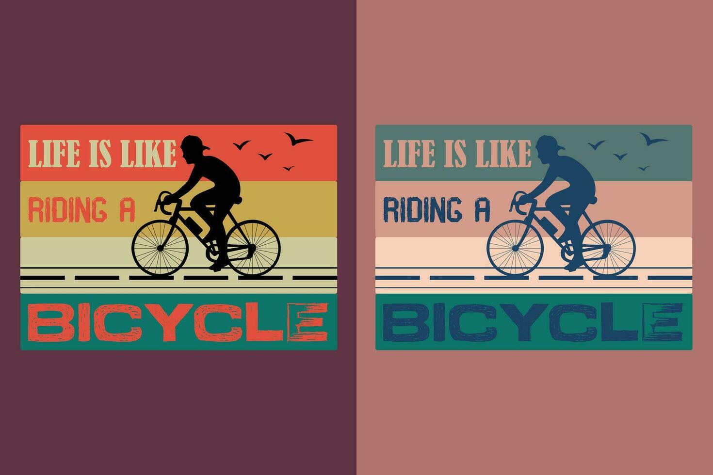 vita è piace equitazione un' bicicletta, bicicletta camicia, regalo per bicicletta giro, ciclista regalo, bicicletta vestiario, bicicletta amante camicia, Ciclismo camicia, bike regalo, bike camicia vettore