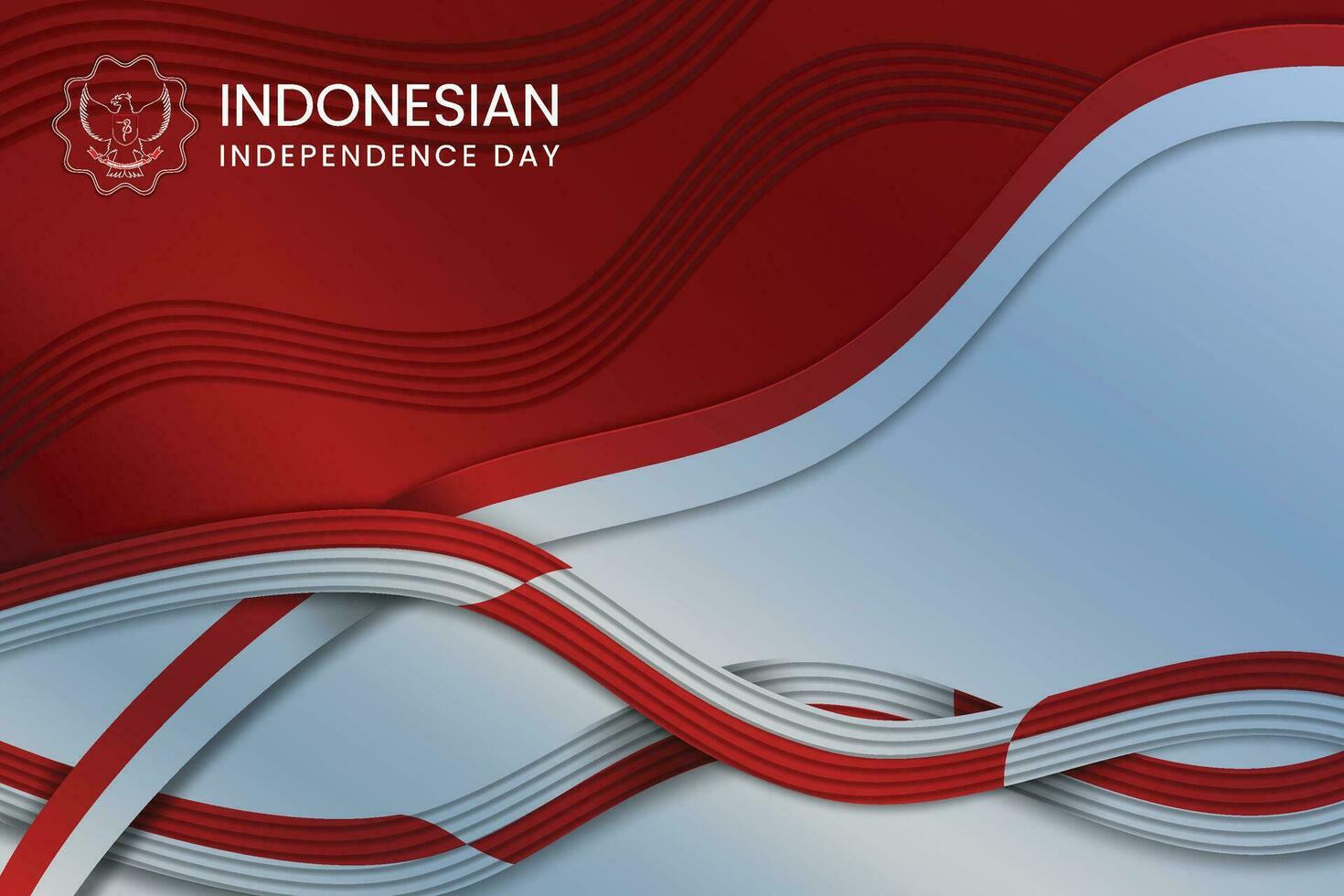 78 ° indonesiano indipendenza giorno sfondo vettore