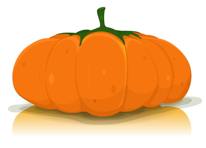 Zucca di Halloween vegetale vettore