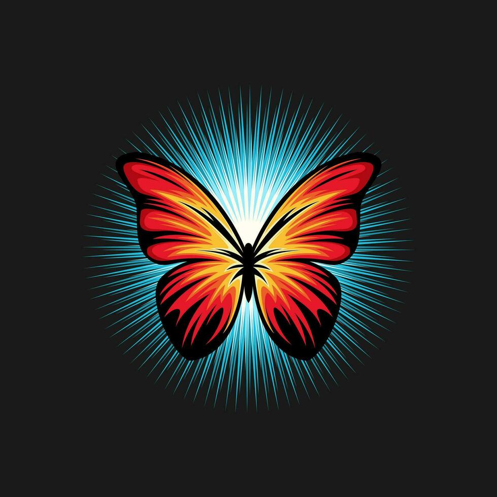 vettore farfalla design ilustration