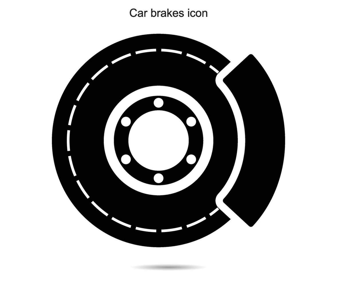 auto Freni icona, vettore illustrazione.