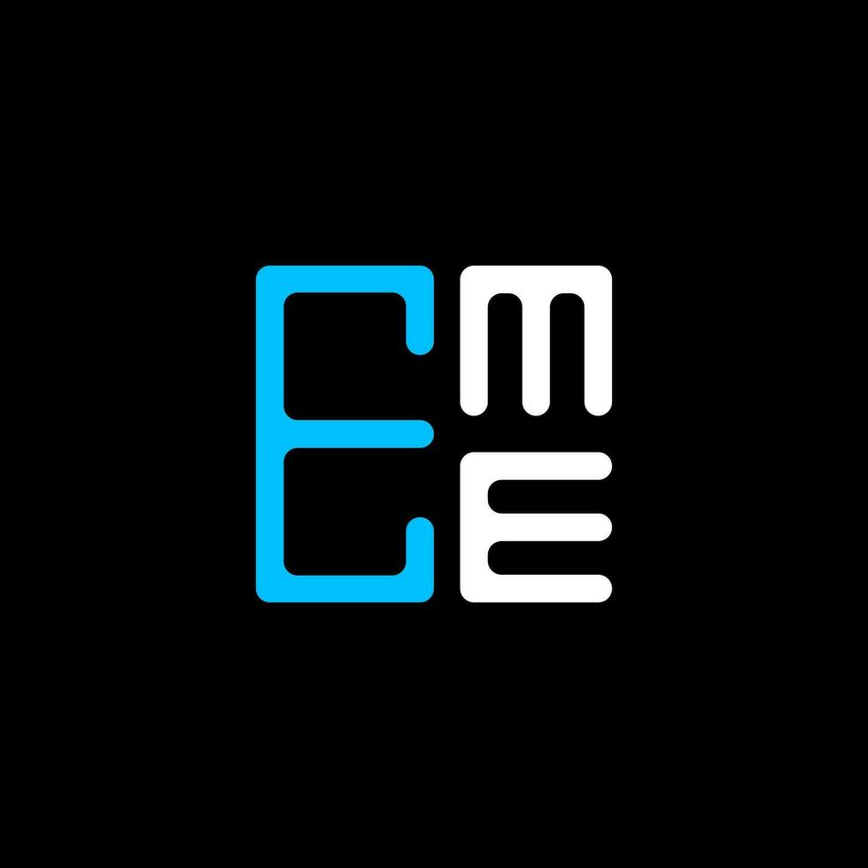 eme lettera logo creativo design con vettore grafico, eme semplice e moderno logo. eme lussuoso alfabeto design