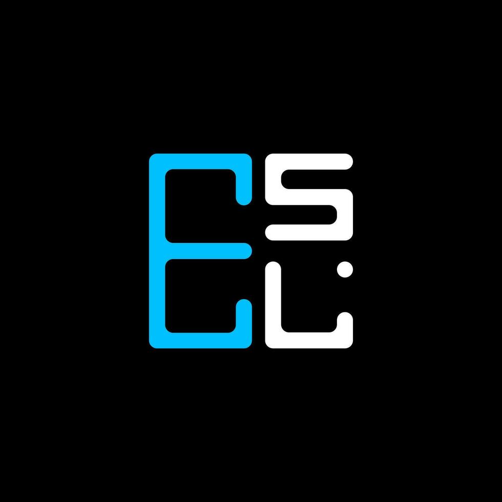 esl lettera logo creativo design con vettore grafico, esl semplice e moderno logo. esl lussuoso alfabeto design