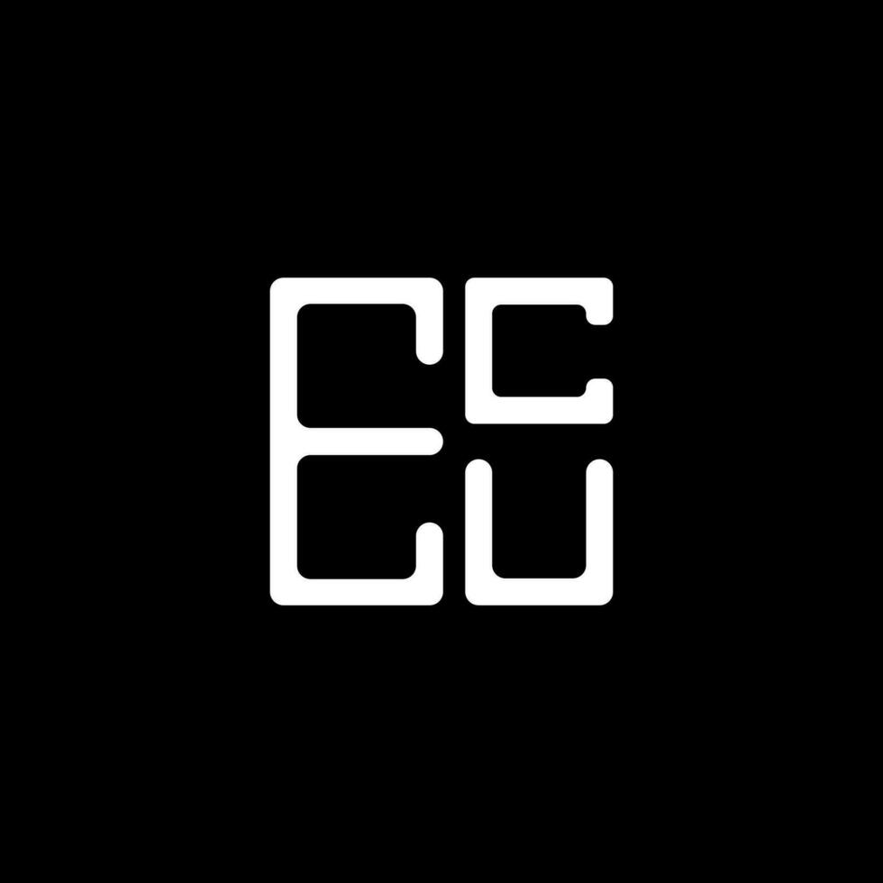 ecu lettera logo creativo design con vettore grafico, ecu semplice e moderno logo. ecu lussuoso alfabeto design