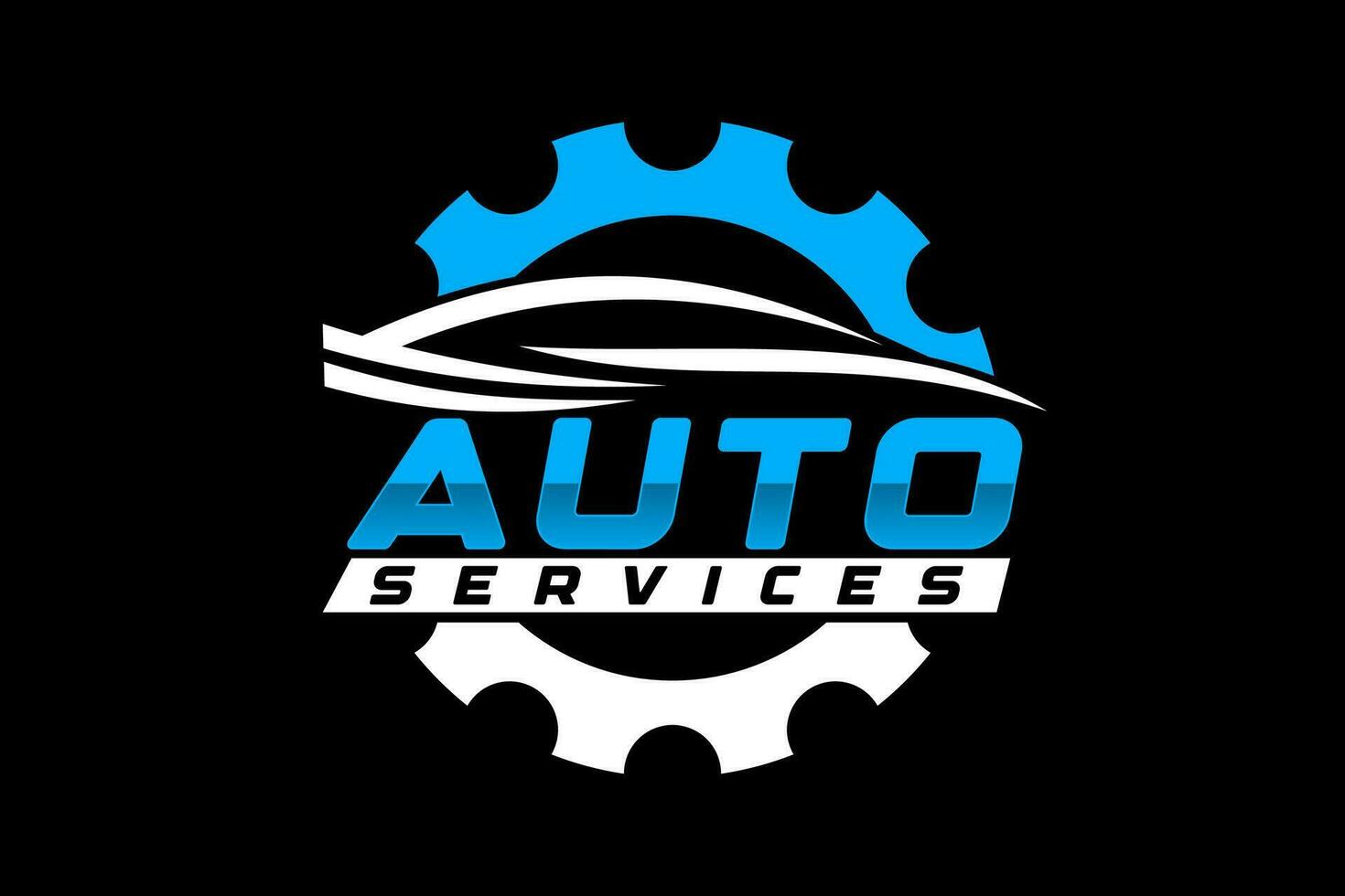 auto logo vettore illustrazione. premio concetto logo design.