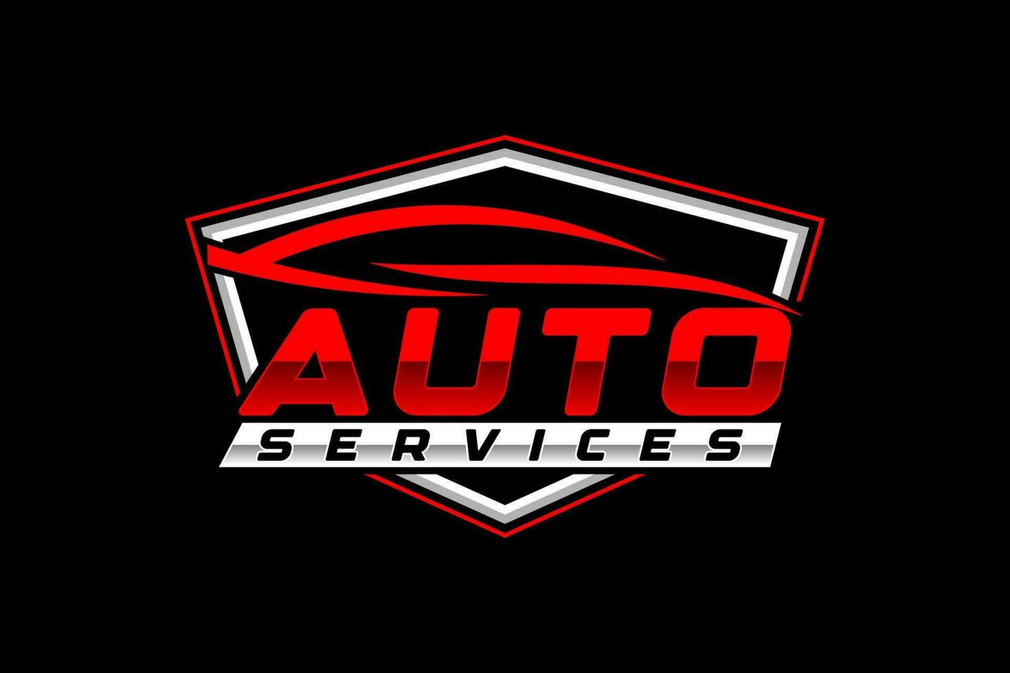 auto stile auto logo design con concetto gli sport veicolo icona silhouette vettore