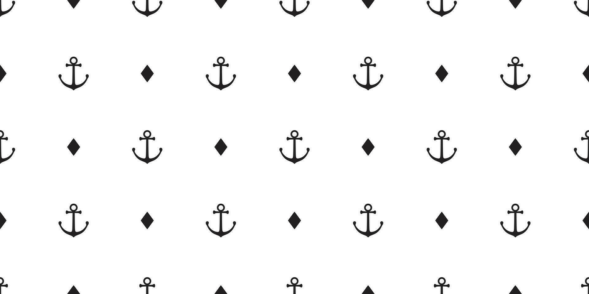 ancora senza soluzione di continuità modello vettore barca pirata timone marittimo nautico oceano mare ripetere sfondo piastrella sfondo sciarpa isolato
