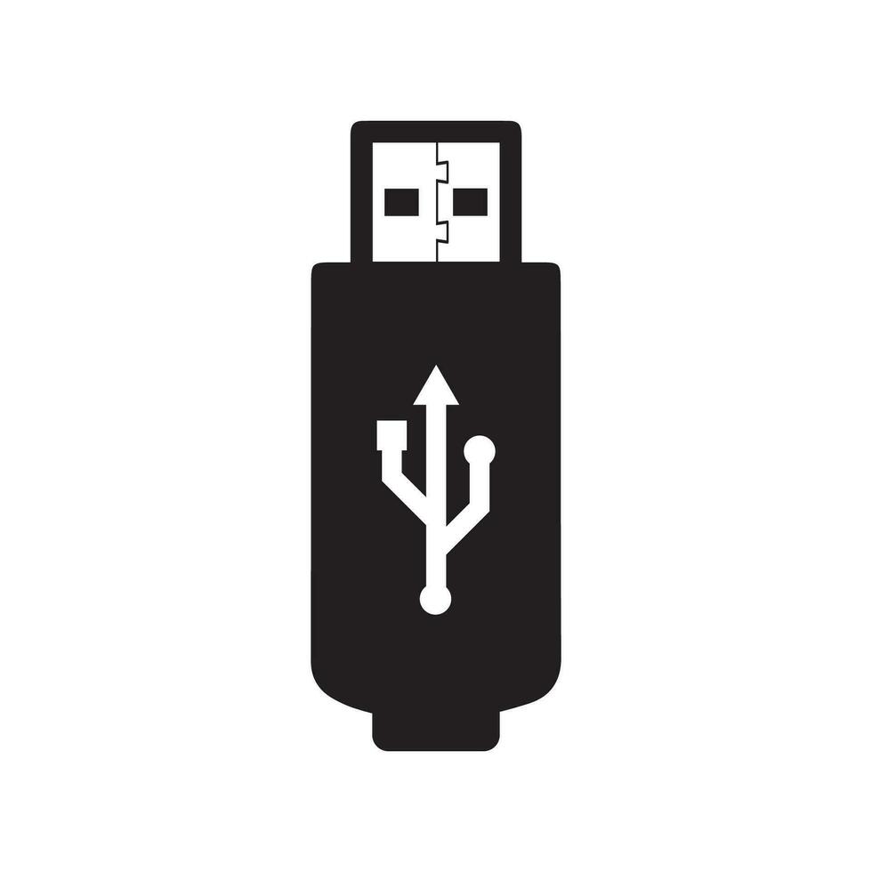 USB icona vettore. veloce guidare icona simbolo isolato su bianca sfondo. vettore