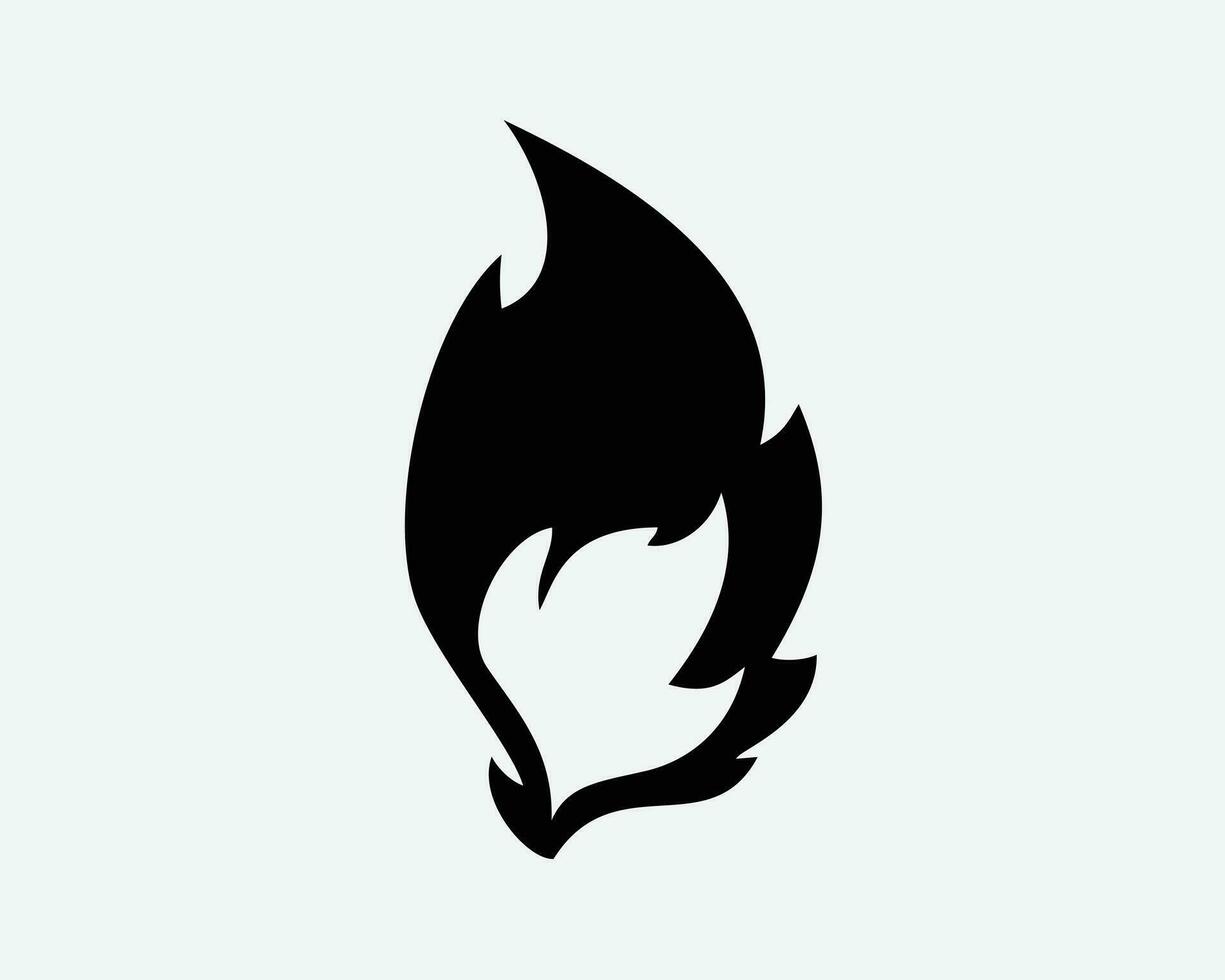 fuoco fiamma bruciare ardente leggero campo fuoco di bivacco caldo infiammabile nero bianca silhouette simbolo icona cartello grafico clipart opera d'arte illustrazione pittogramma vettore