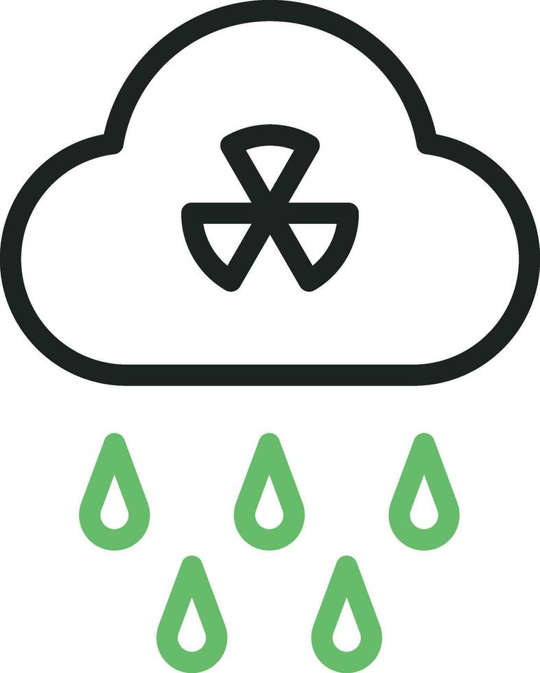 acido pioggia icona vettore Immagine. adatto per mobile app, ragnatela applicazioni e Stampa media.