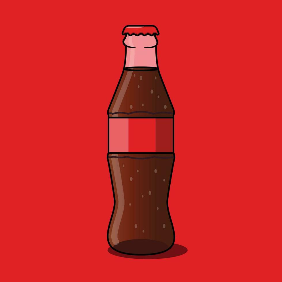 il illustrazione di Coca Cola bottiglia vettore