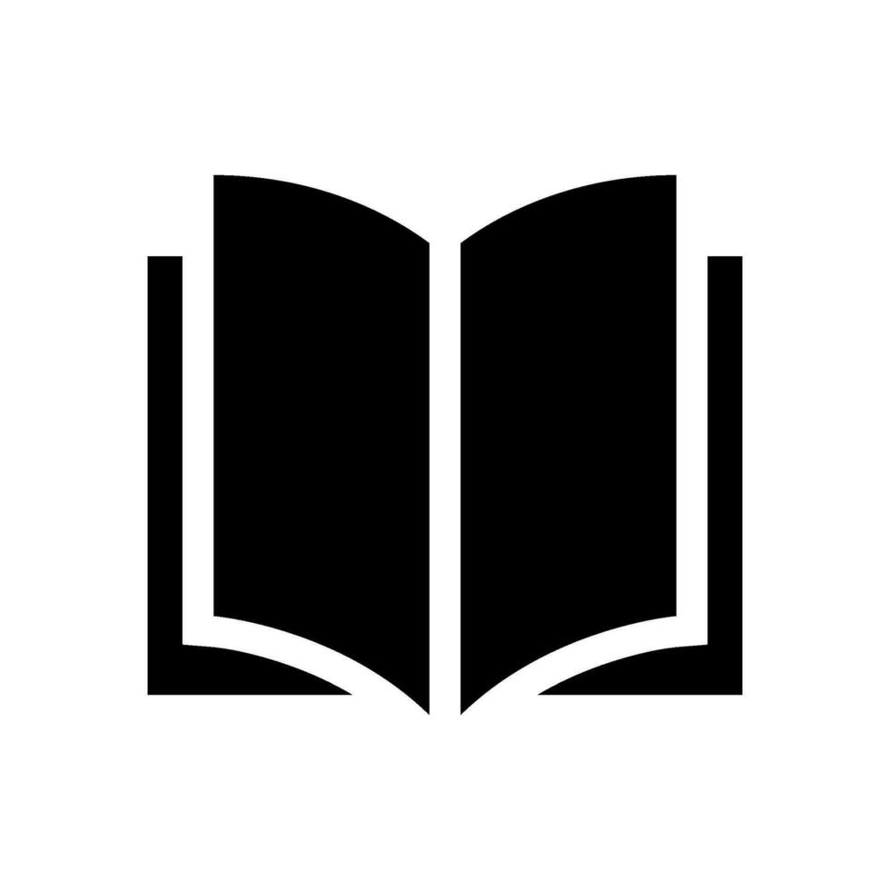 libro icona vettore simbolo design illustrazione