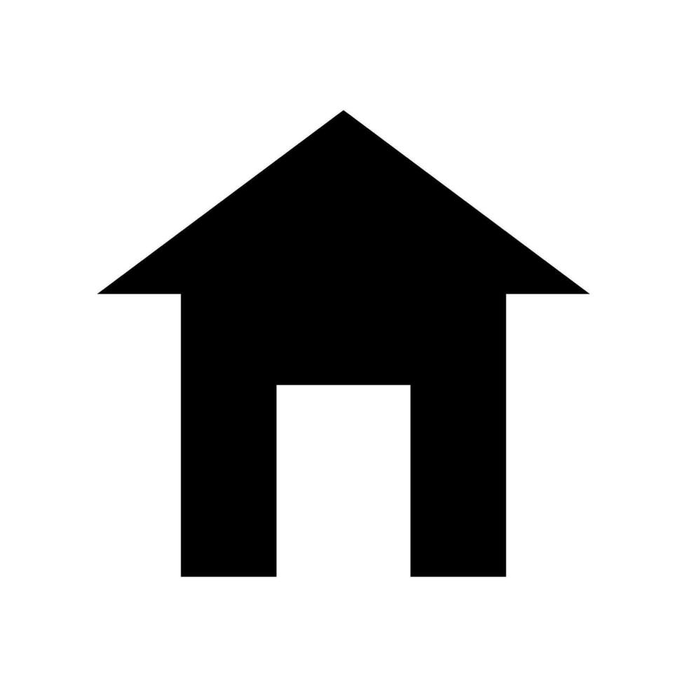 casa icona vettore simbolo design illustrazione